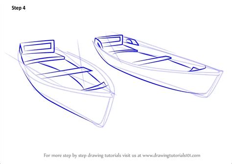 bote draw|How to Draw a Boat: 4 Step.